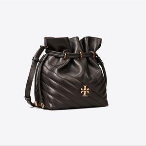 Tory Burch KIRA CHEVRON MINI BUCKET BAG